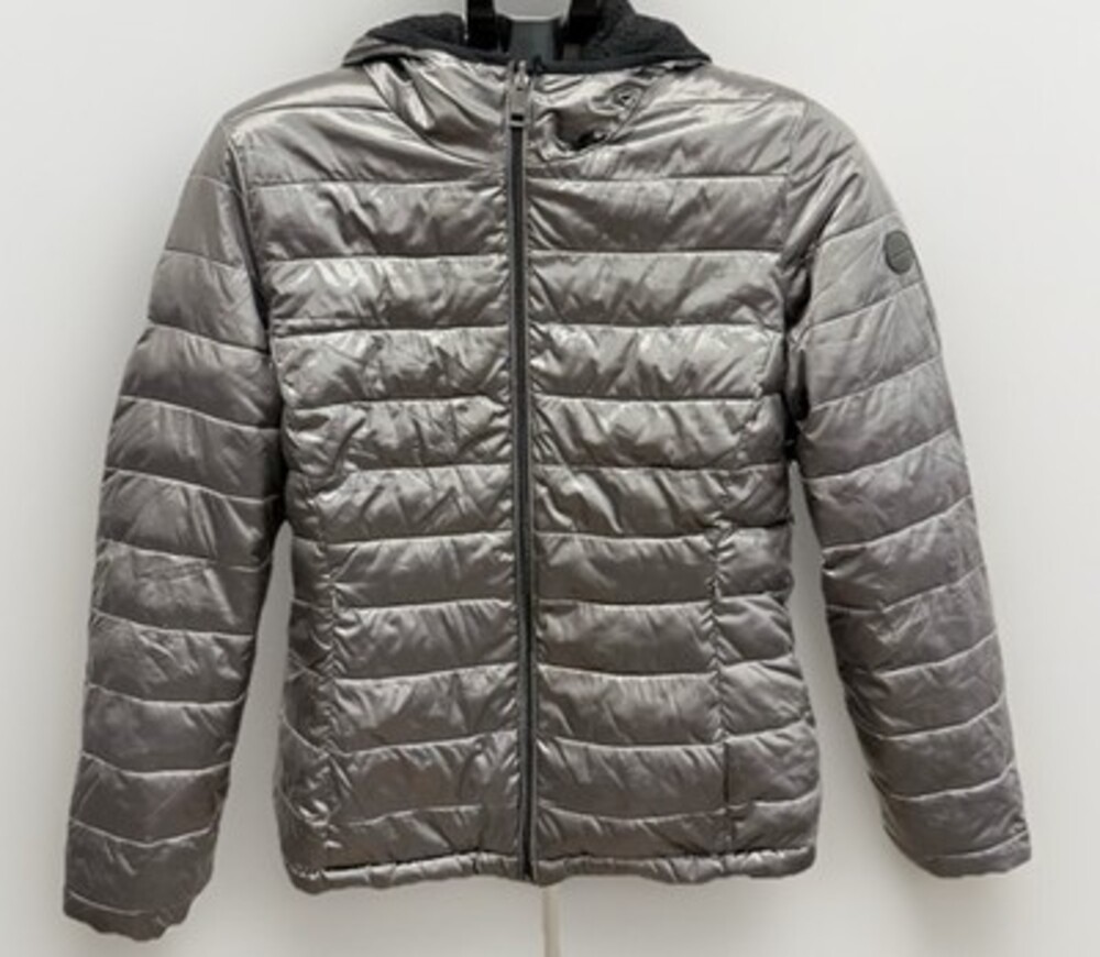 Andrew Marc Silver Puffer Coat Women’s Small